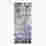 Image of Thread Office Blue Abstract Shaggy High Low Runner, 80cm x 200cm