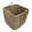 Image of Orange Apple Square Water Hyacinth Basket