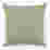 Image of Thread Office Sage Lilium Linen Blend Scatter Cushion with Feather Blend Inner, 60cm x 60cm