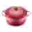 Image of Le Creuset Berry Signature 3.3 Litre Round Cast Iron Casserole, 22cm
