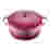 Image of Le Creuset Berry Signature 5.3 Litre Round Cast Iron Casserole, 26cm