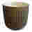 Image of Charisma Candles Opium Scented Filled Ribbed Ceramic Candle, 300g