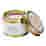 Image of Amanda Jayne Pink Petal Gold Tin Candle with Pink Wax, 100ml