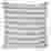 Image of Thread Office Green Variegated Stripe Scatter Cushion with Feather Blend Inner, 50cm x 50cm
