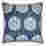 Image of Thread Office Hamptons Block Print Scatter Cushion with Feather Blend Inner, 50cm x 50cm