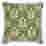 Image of Thread Office Green Embroidery Block Flower Scatter Cushion with Feather Blend Inner, 50cm x 50cm