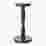 Image of Thread Office Tall Black Wooden Pillar Candle Holder
