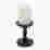 Image of Thread Office Black Wooden Pillar Candle Holder