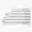 Image of Thread Office White & Black Stripe Hand Towel, 500gsm