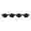 Image of Le Creuset Gourmet Matte Black Collection Cast Iron Mini Braisers, Set of 4