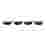 Image of Le Creuset Gourmet Matte Black Collection Cast Iron Mini Oval Bakers, Set of 4