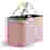 Image of Joseph Joseph Hold-All Max Peach Collapsible Laundry Basket, 55L