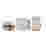 Image of Swan Mist Grey Breakfast Set, 3-Piece