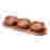 Image of Humble & Mash Wooden Oval Tray with Round Bowls, Set of 4