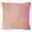 Image of Thread Office Peach Striped Space Yarn Woven Scatter Cushion with Feather Blend Inner, 60cm x 60cm