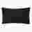 Image of Thread Office Black Grounded Scatter Cushion with Feather Blend Inner, 40cm x 70cm