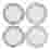 Image of Designers Guild Porcelain De Chine Dinner Plates, Set of 4