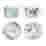 Image of Designers Guild Porcelain De Chine Cups & Saucers, Set of 4