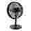 Image of Alva Air Black Drum Desk Fan, 30cm