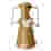 Image of Andrea's Topiaries Coir Angel Tree Topper, 18cm
