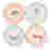 Image of Yvonne Ellen Melamine Dinner Plates, Set of 4