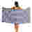 Image of Saltii Navy Mdumbi Waffle Beach Towel, 80cm x 160cm