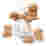 Image of Kikkerland Balance The Baker Stacking Game