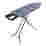 Image of Brabantia Denim Blue Ironing Board with Solid Steam Iron Rest, 124cm x 45cm