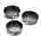 Image of KitchenCraft Non-Stick Springform Cake Pans, Set of 3