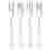 Image of MasterClass Stainless Steel Cake Fork, Set of 4