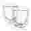 Image of DeLonghi Double Walled Thermo Cappuccino Glasses, Set of 2