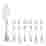 Image of Maxwell & Williams Cosmopolitan 7 Piece Cake Lifter & Fork Set