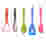 Image of KitchenCraft Colourworks Brights Complete Kitchen Utensil Set, 5-Piece