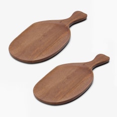 Image of Humble & Mash Wooden Serving Boards, Set of 2