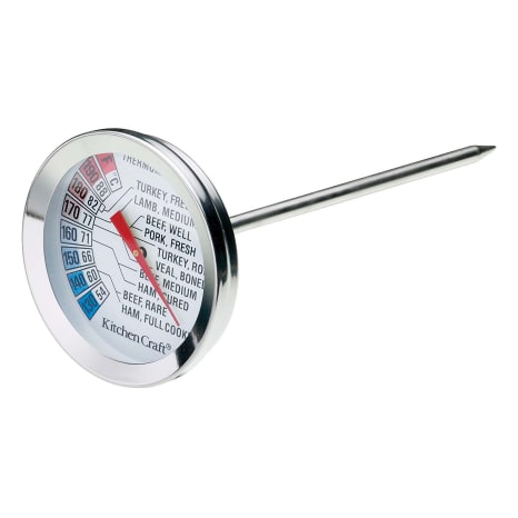 Image of KitchenCraft Stainless Steel Meat Dial Thermometer