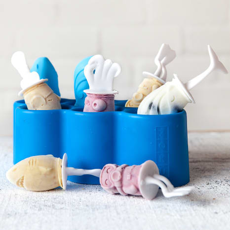 Image of Zoku Fish Slow Pop Freezer Mould, Set of 6