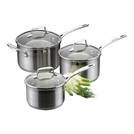 Image of Scanpan Impact Saucepan Cookware Set,  3-Piece