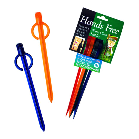 Image of Hands Free ZA Wine Glass Holders, Set of 4