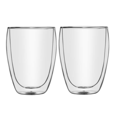 Image of Humble & Mash Double Walled Latte Glasses, Set of 2