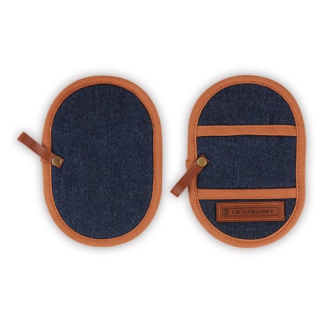 Image of Le Creuset Finger Grip Pot Holders, Set of 2
