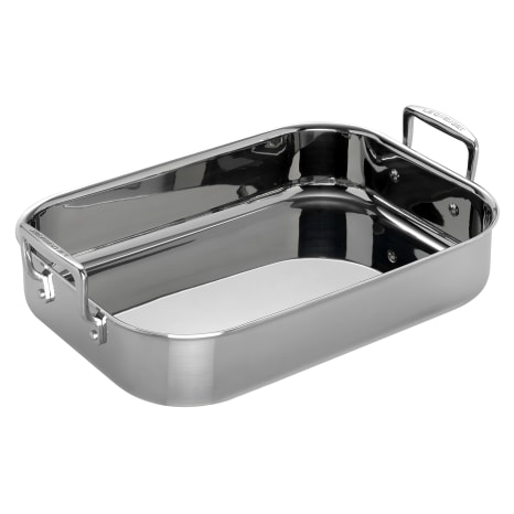 Image of Le Creuset 3 Ply Stainless Steel Roaster