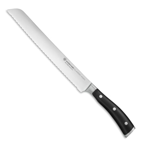 Image of Wusthof Classic Ikon Double Serrated Bread Knife, 23cm