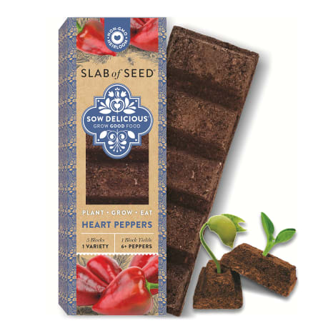 Image of Sow Delicious Slab of Seed Pure Heart Peppers