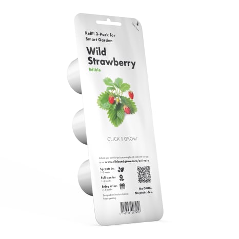 Image of Click & Grow Wild Strawberry Seed Pod Refill for Smart Garden, Pack of 3