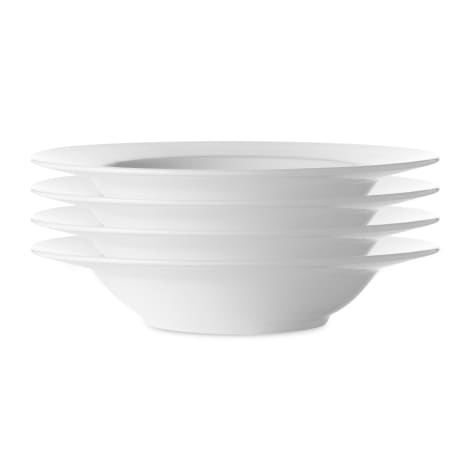 Image of Maxwell & Williams White Basics Soup Plates, Set of 4
