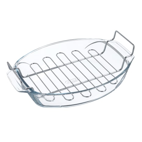 Image of Pyrex Irresistible Oval Roaster with Rack