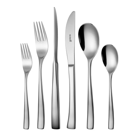 Image of SOLA Lotus Stainless Steel Cutlery Set, 50-Piece