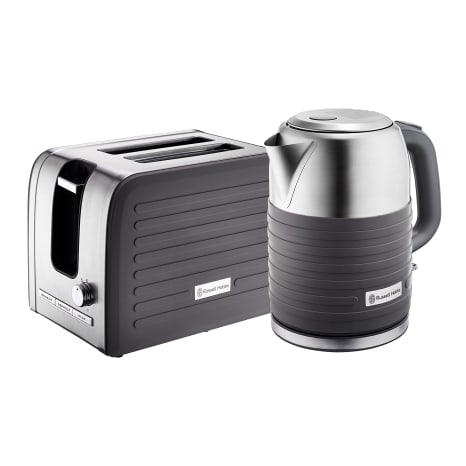 Image of Russell Hobbs Silicone Cordless Kettle & 2-Slice Toaster Set