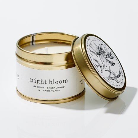Image of Amanda Jayne Night Bloom Gold Tin Candle, 100ml