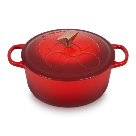 Image of Le Creuset Harry Potter Signature 5.3 Litre Round Cast Iron Casserole, 26cm